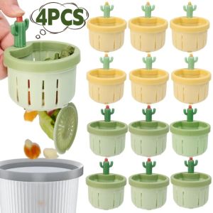 4 cái bồn rửa strainers với xử lý Lưới Chắn Rác chống chặn lưu vực nắp cống giỏ chất thải nhà bếp Collector dụng cụ dọn tóc