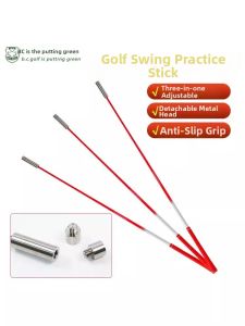 B·C·GOLF | 3 in 1 Adjustable Detachable Metal Head Golf Swing Training Rod