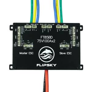 FLIPSKY FT85BD Dual ESC 84V 200A With Aluminum Case NON-VESC For Electric Skateboard / Scooter / Ebike Speed Controller ESK8