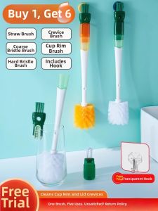 5 in 1 Long Handle Bottle Brush