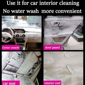 No Water Wash: 650ML Flamingo Foam Cleaner Spray for Car