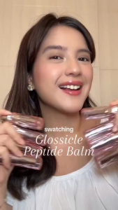 Lovablemart WARDAH Glossicle Peptide Balm - Ombre Glossicle - Dilengkapi dengan Peptide & UV Filter - Memperkuat Lip Barrier - Hasil Akhir Bibir Lembab dan Glossy - Lip Balm -Lip Tint - Makeup