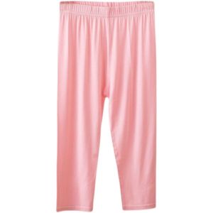 Girl Leggings Summer Thin Cropped Pants Modal Medium and Large Kids Ultra-Thin Outdoor All-Matching Baby Cropped Pants