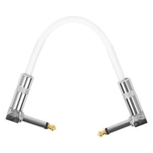 IRIN | GT-140 Effects Cable PVC Wrapped Metal Head Version 30cm Guitar Effector Connecting Cables Leads Guitar Parts & Accessory
