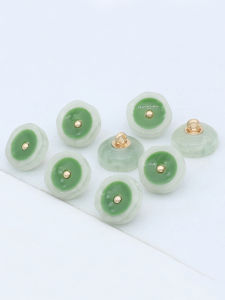 ปุ่มเรซินสีสันสดใส ปุ่มเสื้อคาร์ดิแกนทรงไม่สมมาตร ปุ่มเสื้อเชิ้ต ปุ่มชุดเดรสจีนโบราณ ปุ่มตกแต่ง ปุ่มเรซิน