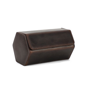 Genuine Leather Watch Storage Case 1/2/4 Slots Portable Travel Watch Roll Retro Watch Box