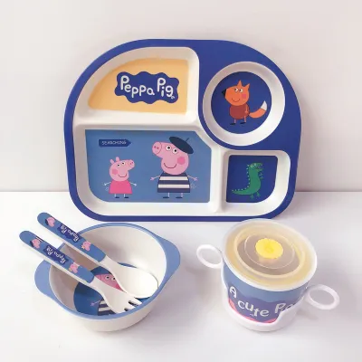 JUZIJIADEKEER | A5 Material Segmented Child Tableware Set