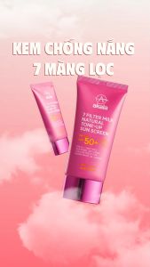 Kem Chống Nắng HÀN QUỐC Phổ Rộng Vật Lý Lai Hoá Học 7 Màng Lọc SPF 50+ PA++++UVA/UVB Nâng Tông Tự Nhiên - Dưỡng Trắng - Ngăn Ngừa Lão Hoá - Kháng Nước - Kiềm Dầu - Dành Cho Moi Loại Da