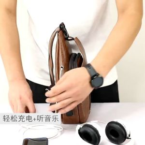 Túi đeo chéo bao tử nam da cao cấp kích thước to hiện đại lịch lãm cao cấp Siêu bền phong cách Hàn Quốc cá tính mẫu mới đi chơi đi làm