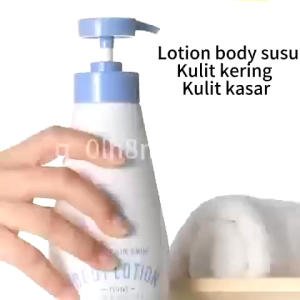 Krim Lotion Tangan dan Badan Lembut Harum Susu Kambing Goat Milk Melembabkan Kulit Kering Kasar BiuCare