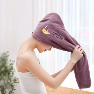 Women Soft Microfiber Towels Shower Cap Towel Bath Hats for Women Dry Hair Cap Quick Drying Soft for Lady Turban Head Girl Towel