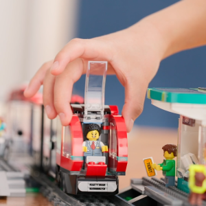 LEGO® City Downtown Tram and Station Toy Set 60423