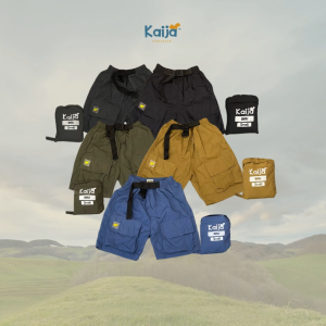 BRU POCKETABLE Cargo Pants Kids / Celana pendek anak cargo pdl outdoor by Kaija Indonesia