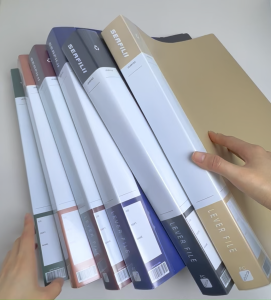 Long Binder with Strap Document Organizer 3 Ring Binder Cover File Folder Organizer Envelope Bag