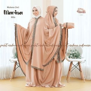 MUKENA DEWASA 2 IN 1 KATUN MIKRO MARINA