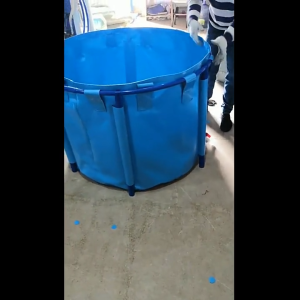 Foldable Fish Tank Aquarium Pond PVC Canvas aquaculture Thicken Round 0.9mm liner