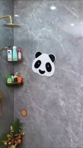 Panda Bath Mat Foot Massage Shower Mat Silicon Soft Back Massage Cushion Brush Suction Cup Bathroom Toilet Bath Mats Non-slip