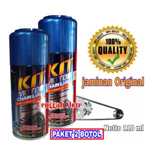 PASTI ORI-Chainlube Dapat 2 Botol/Pelumas Rantai/Kit Chain lube 110 Ml
