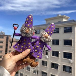 Handmade Wool Felt Magician Keychain Bag Pendant Exquisite Craftwork Overseas Brand Wenlin Duo Overseas Region