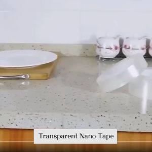 TaffPACK Lakban Waterproof Dapur Kitchen Sink Seal Tape 3M 30 mm - YK-468 - Transparent