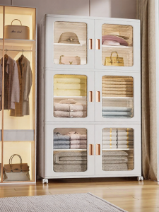 XINGYOU | Easy-assembly Plastic Storage Cabinet with Adjustable Partitions