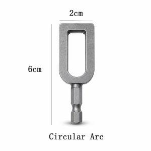 1/4 Inch Hex Shank Wire Twister Drill Attachment for Fence Repair & Construction 9#/11# Rebar Tie Wire Winder Tool
