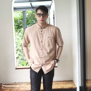 Polo Exchange Kemeja Pria Casual Lengan Pendek Basic Premium