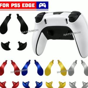 Red Blue 4PCS/Set Handle Metal Back Keys For PS5 Edge Elite Controller Back Paddles for PS5 Edge GamePad Trigger Replace Parts