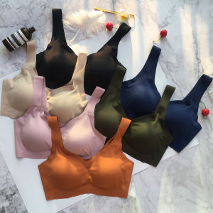 เสื้อชั้นในผู้หญิงไร้โครงบางแบบสวมใส่สบายสำหรับนอนหลับในฤดูร้อน ชุดชั้นในแบบเกาะอก คอลเลกชั่นฤดูร้อน 2017