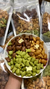 Bánh_Gấu mix 3 vị lon lớn siêu chất lượng HŨ 500G