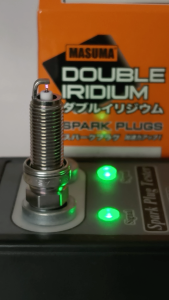 Original Masuma Double Iridium Spark Plug M7D1 for Toyota Proton Honda Nissan Subaru Cars - 1 Box 4 pcs