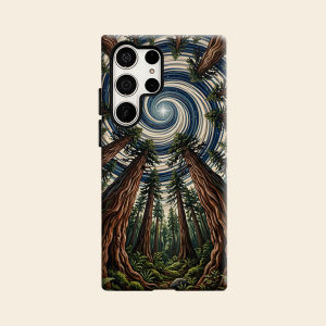 Twisted Redwood Forest Luxury Fashion Full Lens Protective Case for Samsung Galaxy S26 S25 S24 A56 A36 Plus Ultra