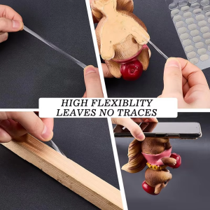 Transparent Removable Adhesive Putty Double-Sided Hanging Glue for Pictures Posters Office Decoration Clear Sticky Putty