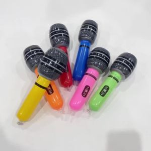 6 Chiếc Micro PVC Bơm Hơi Cho Tiệc Phụ Kiện Trang Trí Ngày Lễ Carnival Hoạt Động Bằng Tay Đạo Cụ Nhạc Cụ Thích Hợp Cho Độ Tuổi Từ 14 Trở Lên