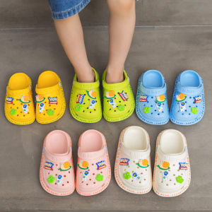 JAKARTAWHOLESALE [COD] 30707 SANDAL BAIM ANAK BAHAN KARET ANEKA WARNA MOTIF KARTUN ANTI SLIP
