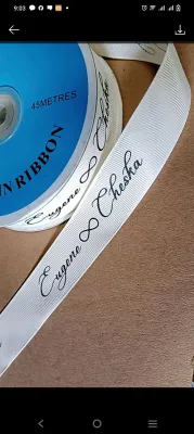 CUSTOMIZED RIBBON for wedding favors