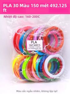 Dây Tóc Bút 3D Rainbow Line Đường Kính 175mm 50/90/150m Vật Liệu In DIY 10/30 Màu Sắc Cho Bút 3D Ý Tưởng Quà Tặng Sinh Nhật