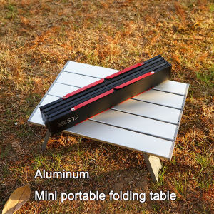 Outdoor Mini Folding Table Camping Tent Portable Coffee Household Bed Computer Aluminum