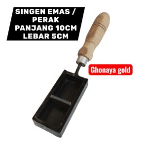 SINGEN EMAS / CETAKAN EMAS & PERAK. PANJANG 10CM LEBAR 5CM
