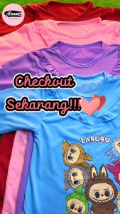 NF - Gamis Anak Neici Labubu | usia 4-13 th / COD