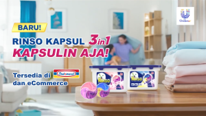 Rinso Kapsul 3 in 1 Lavender Fresh 16 Kapsul