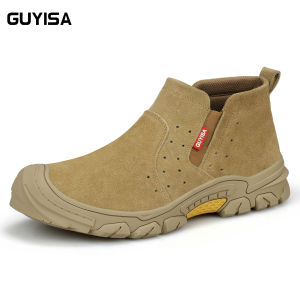 GUYISA | Work shoes for men anti-shatter and anti-stab rubber sole all-weather model heat-resistant