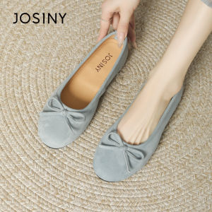 Josiny | Green Ballet Style Comfortable Soft Sole Shoes
