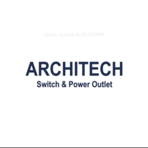 ARCHITECH INFINITY WHITE A63-C18 STOP KONTAK - COLOKAN LISTRIK KOTAK