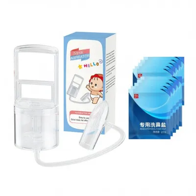 Baby Nasal Aspirator Suction Device Hand Pull Vacuum Nasopharyngeal Decongestant Infant Nasal Mucus Remover Child Care Tool