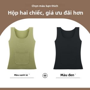 MiiOW | Áo Gile Dày Có Túi Cho Phụ Nữ