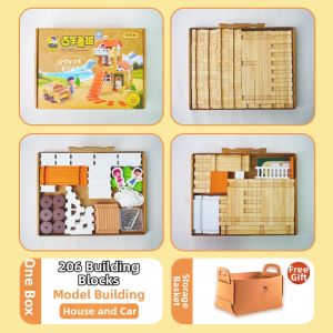 ZHIHUIBAOHE | Interlocking Wooden Blocks Brain Training Toys