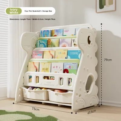 XIONGBEIXI | Multifunctional Children Storage Shelf Bookcase And Toy Organizer