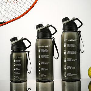 OUHUAGUAN | Durable Tritan Measuring Water Bottle for Outdoor Activities