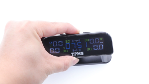 TPMS Solar Screen Data Display Tire Pressure Warning Monitoring System With 4 Sensors Temperature Alarm SmartTire Pressure Alarm